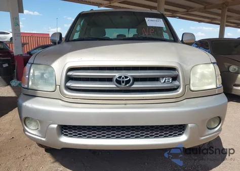 2002 Toyota Sequoia Sr5 from USA, damaged, VIN 5TDZT34A22S123446